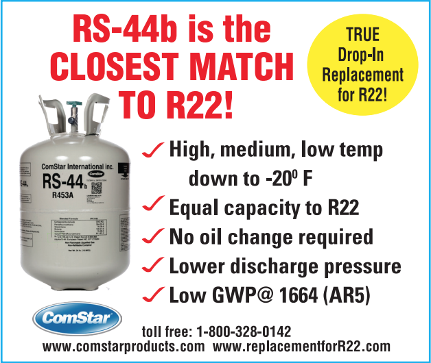 RS-44B is Closest Replacement to R22