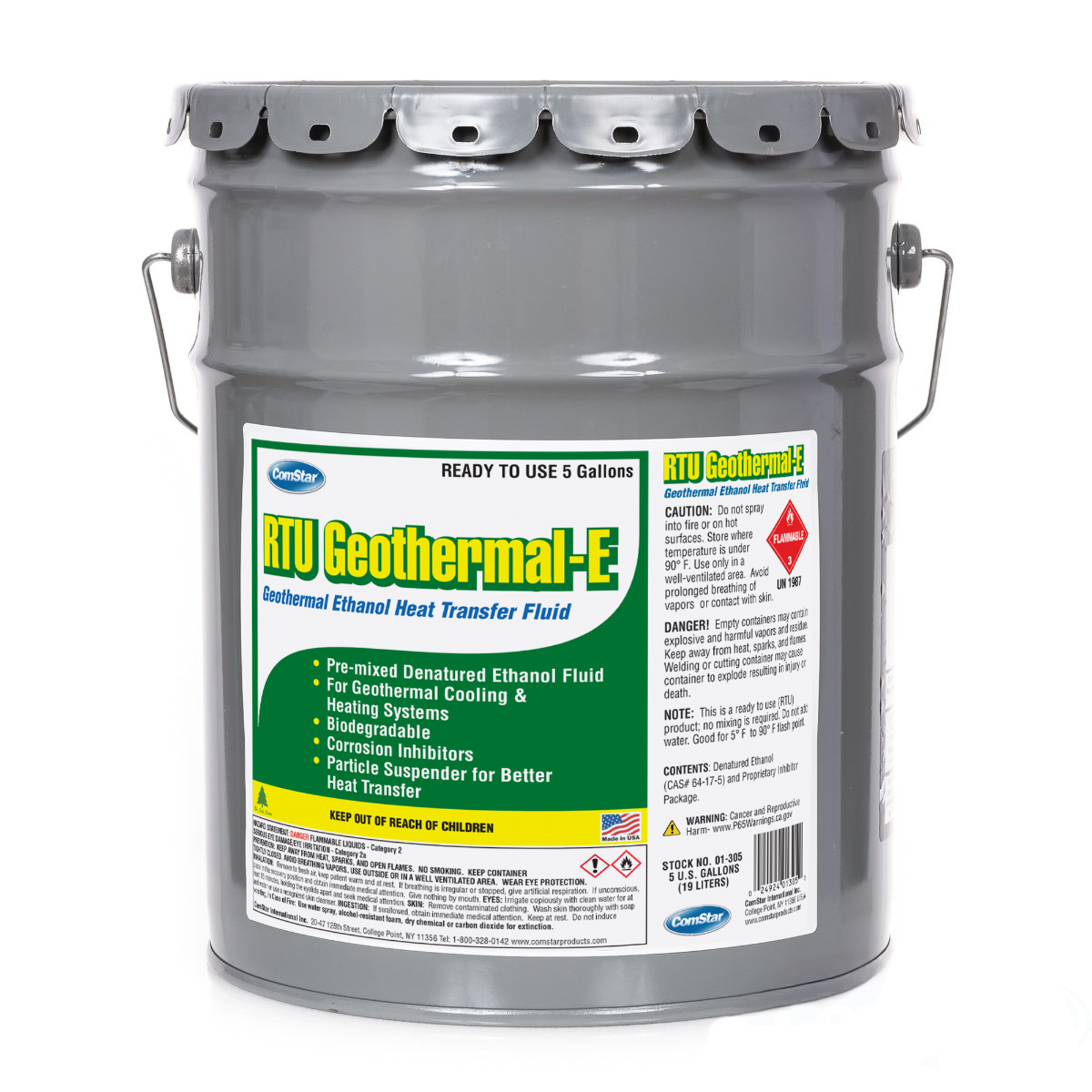 Geothermal-E, RTU Ethanol Heat Transfer Fluid