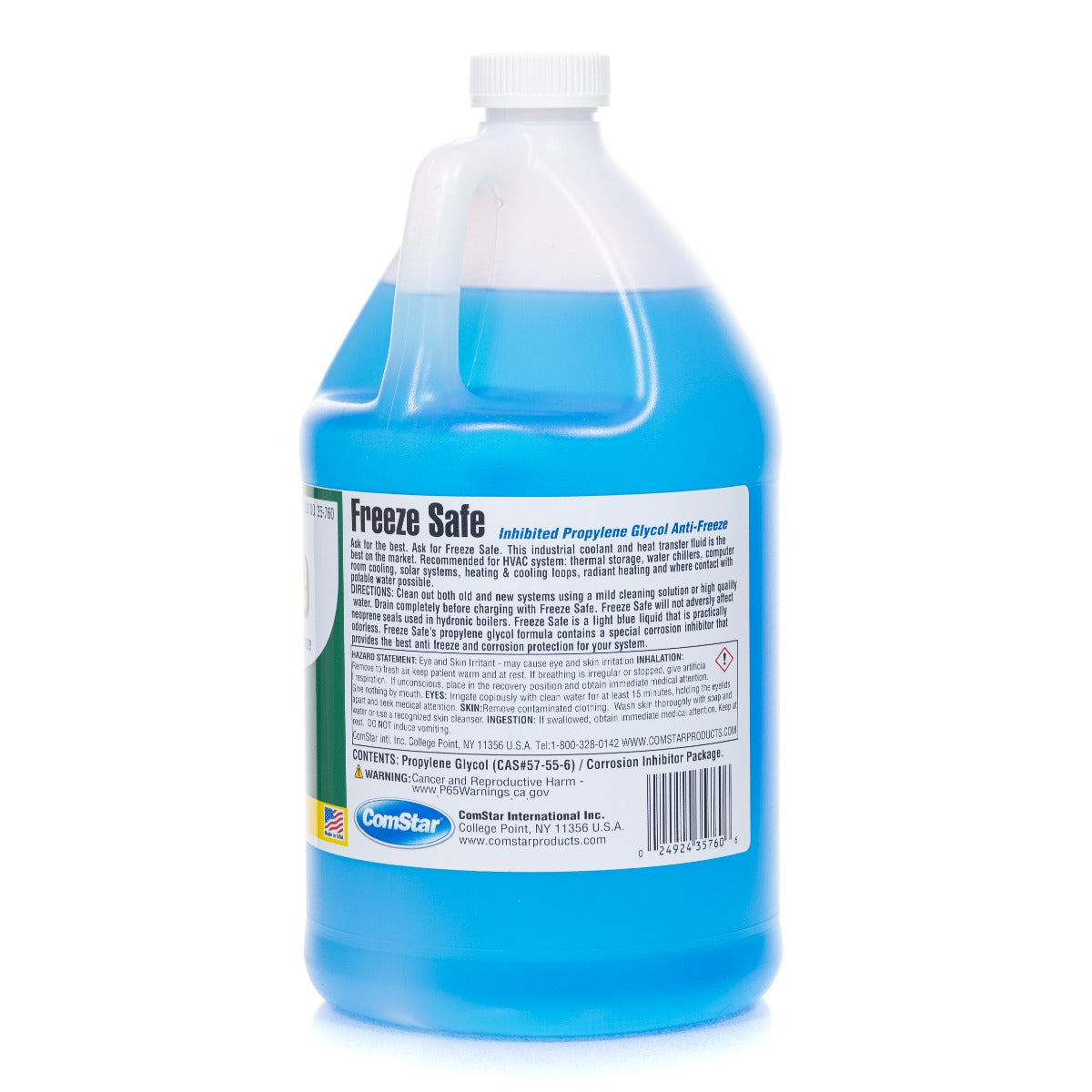 Freeze Safe, Propylene Glycol 80% w/Blue Color & Inhibitor