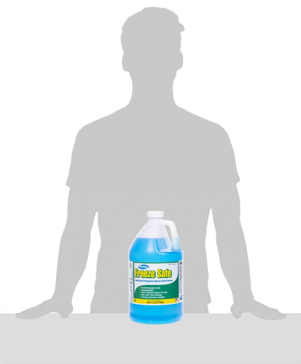 Freeze Safe, Propylene Glycol 80% w/Blue Color & Inhibitor