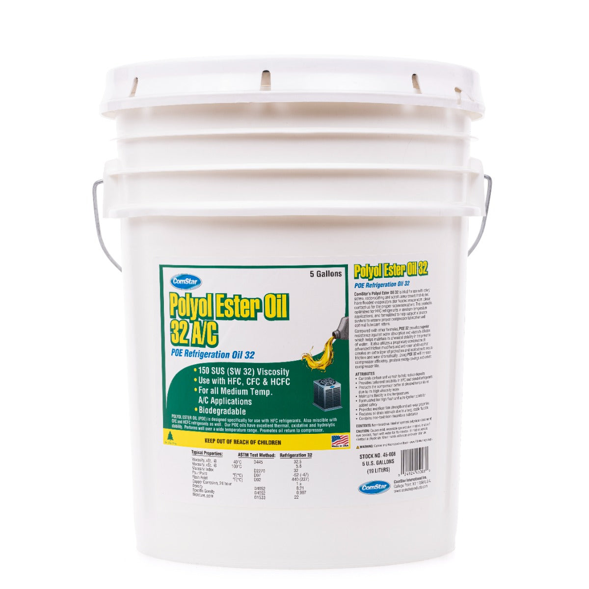 Polyol Ester Oil 32 (POE),  Reduced Energy Consumption POE Refrigeration Oil-32/150 SUS