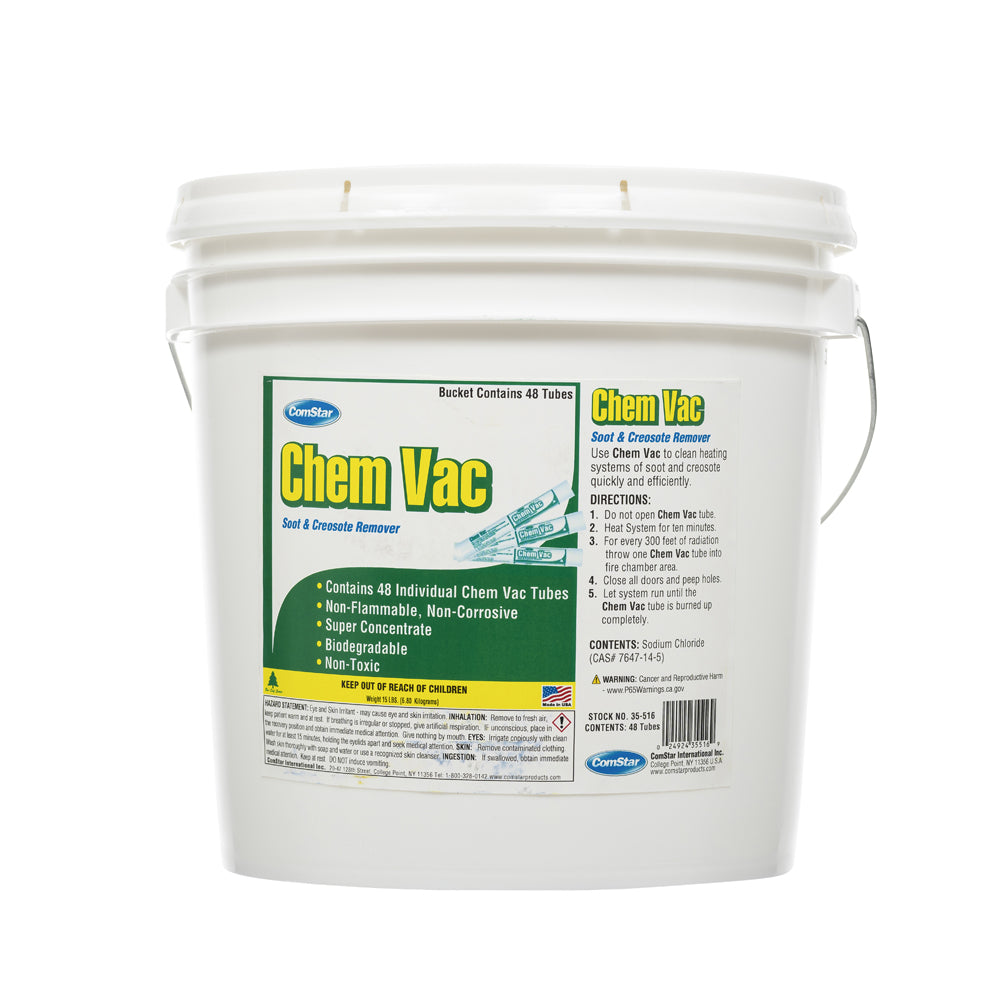 Chem Vac, 48 Soot Remover Sticks and Reusable Bucket