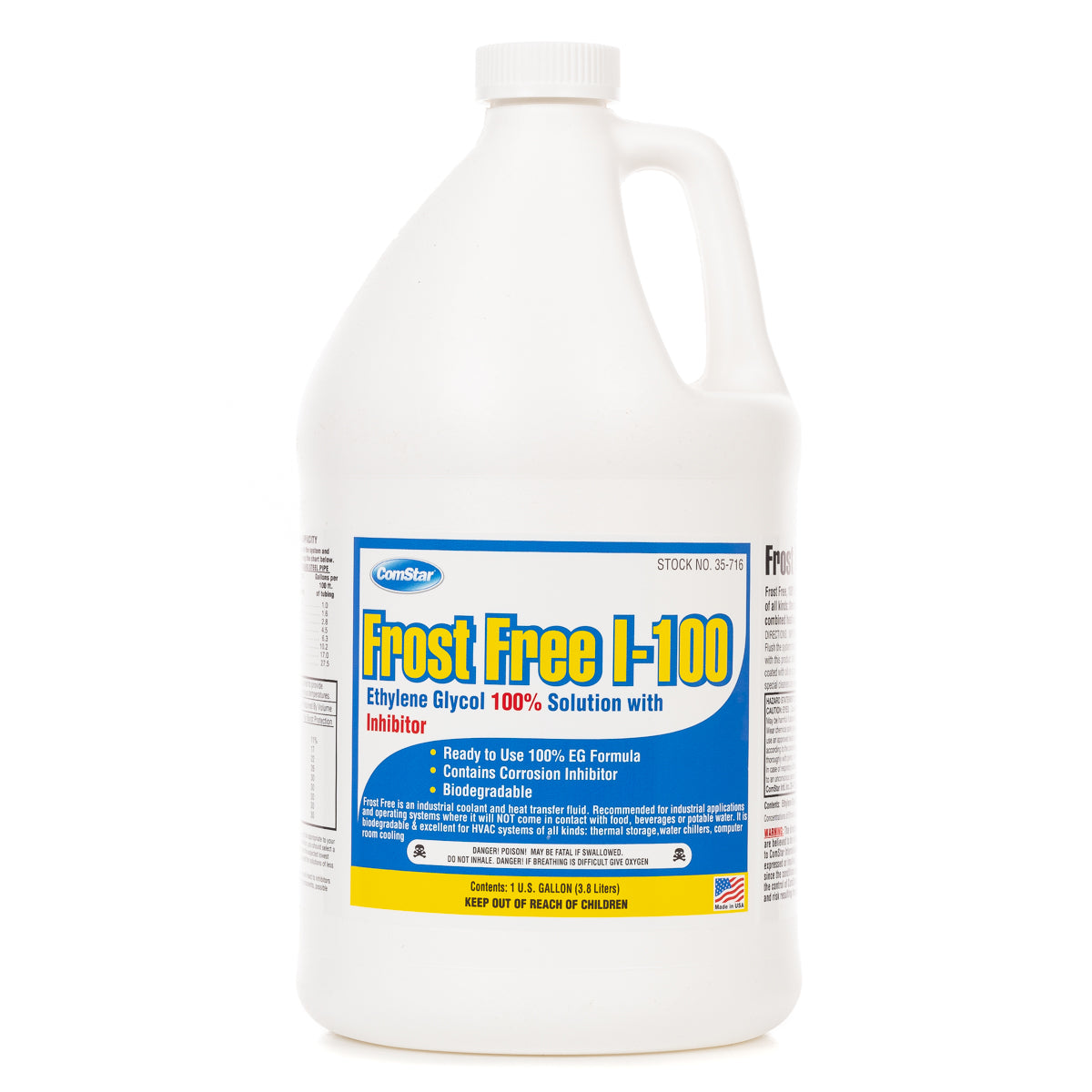 Frost Free, Pre-Mixed Industrial Grade Ethylene Glycol