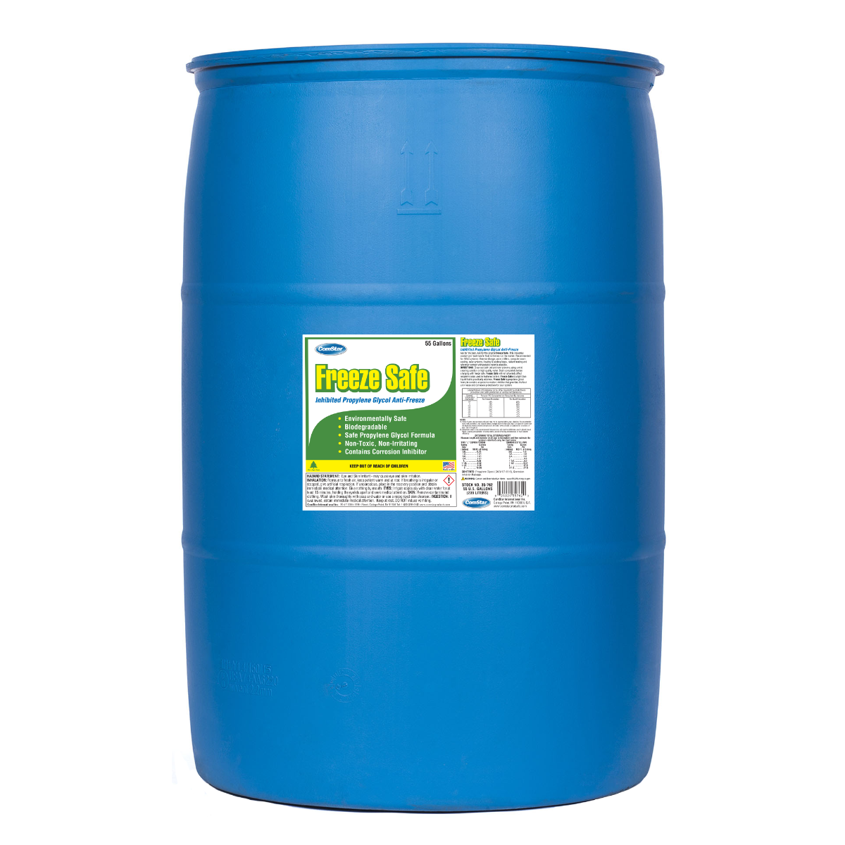 Freeze Safe, Propylene Glycol 80% w/Blue Color & Inhibitor