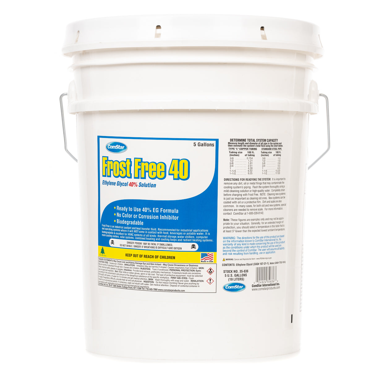 Frost Free, Pre-Mixed Industrial Grade Ethylene Glycol