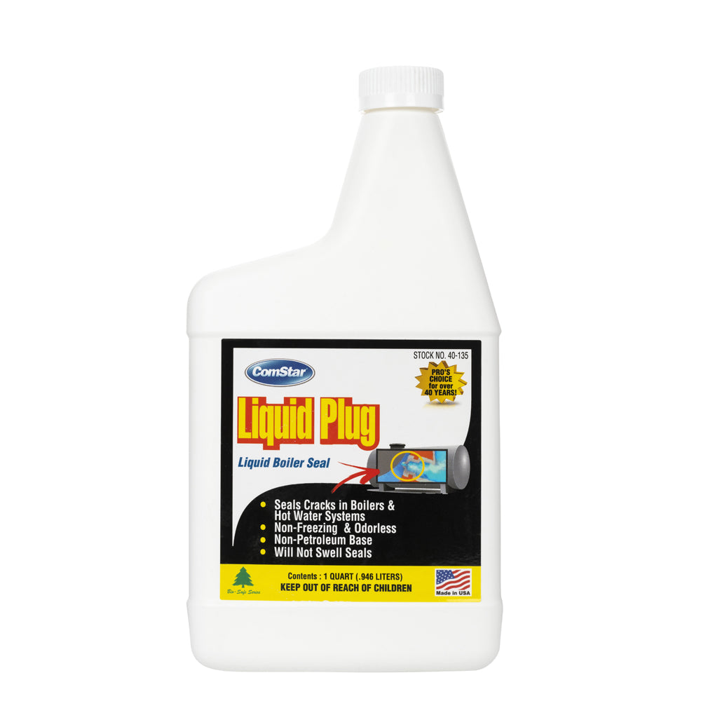 Liquid Plug, Liquid Boiler Leak Sealant, 1 Quart