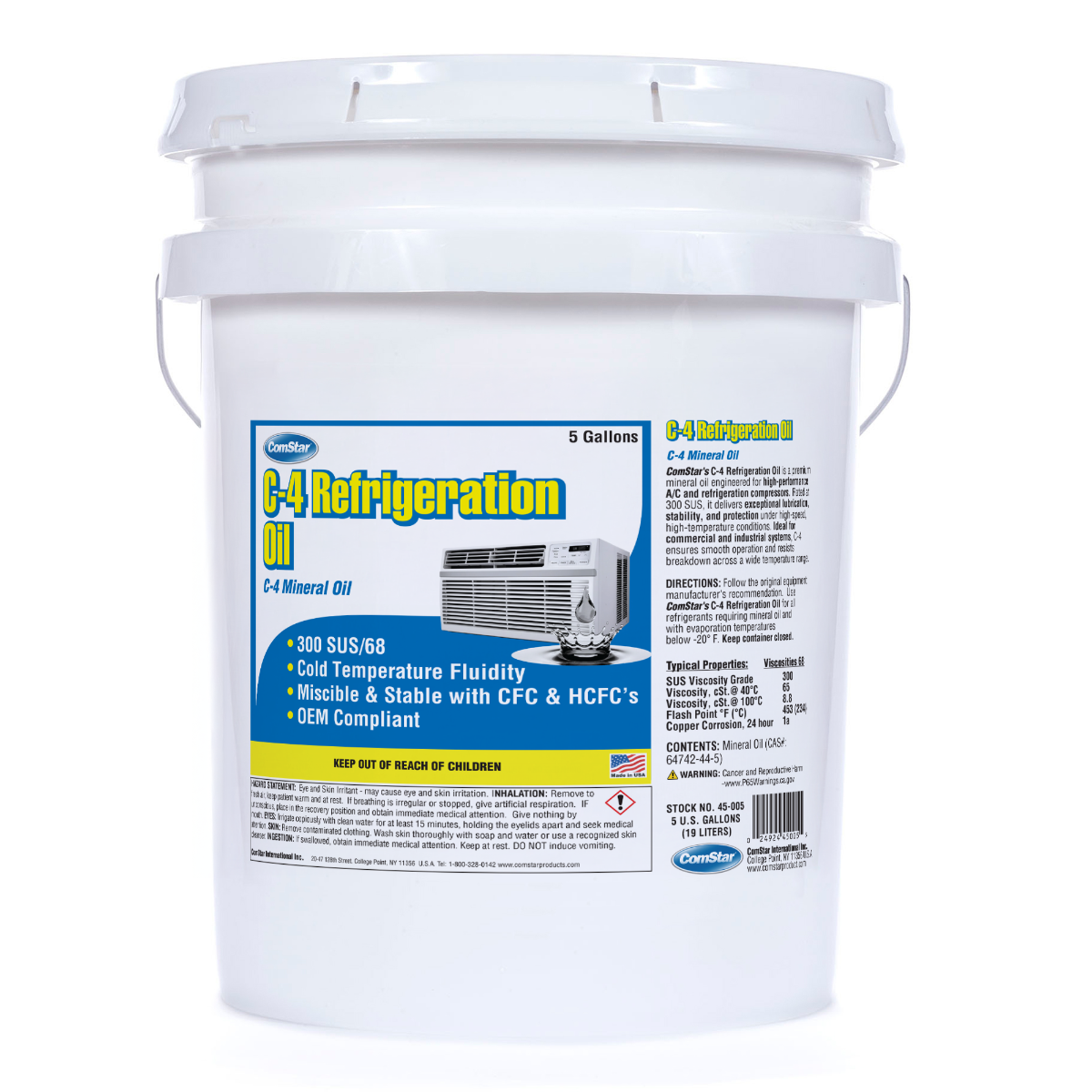 Mineral Refrigeration Oil C-4/GS, 300 SUS