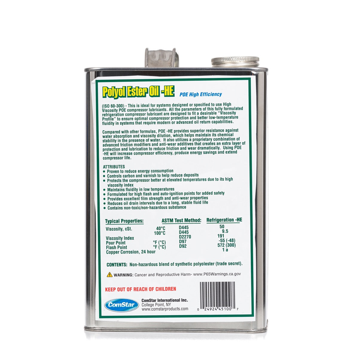 Polyol Ester Oil - HE, POE High Efficiency
