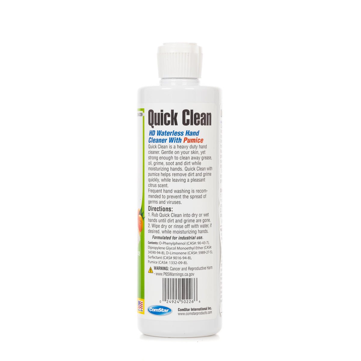 Quick Clean with Pumice, Waterless Hand Cleaner & Lotion