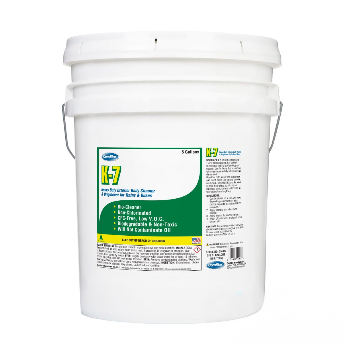 K-7, Heavy Duty Exterior Body Cleaner & Brightener, 5 Gallons