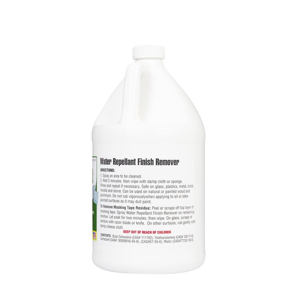Water Repellant Finish Remover