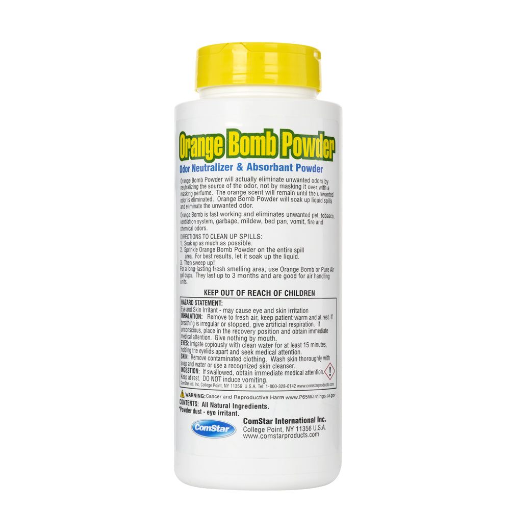 Orange Bomb Powder, Absorbent Odor Neutralizer, 16 Ounces