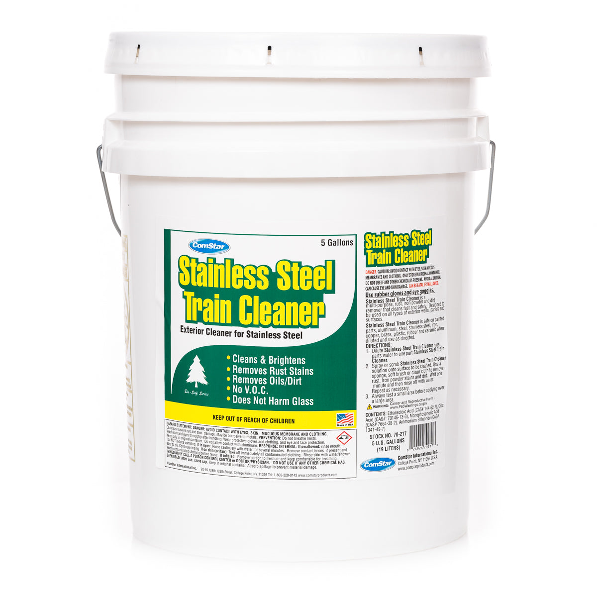Stainless Steel Train Cleaner, 5 Gallons
