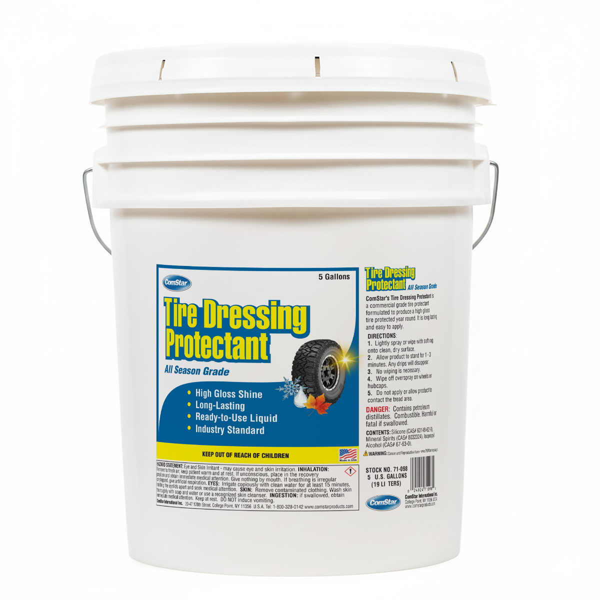 Tire Dressing Protectant - All Season Grade, Solvent Based