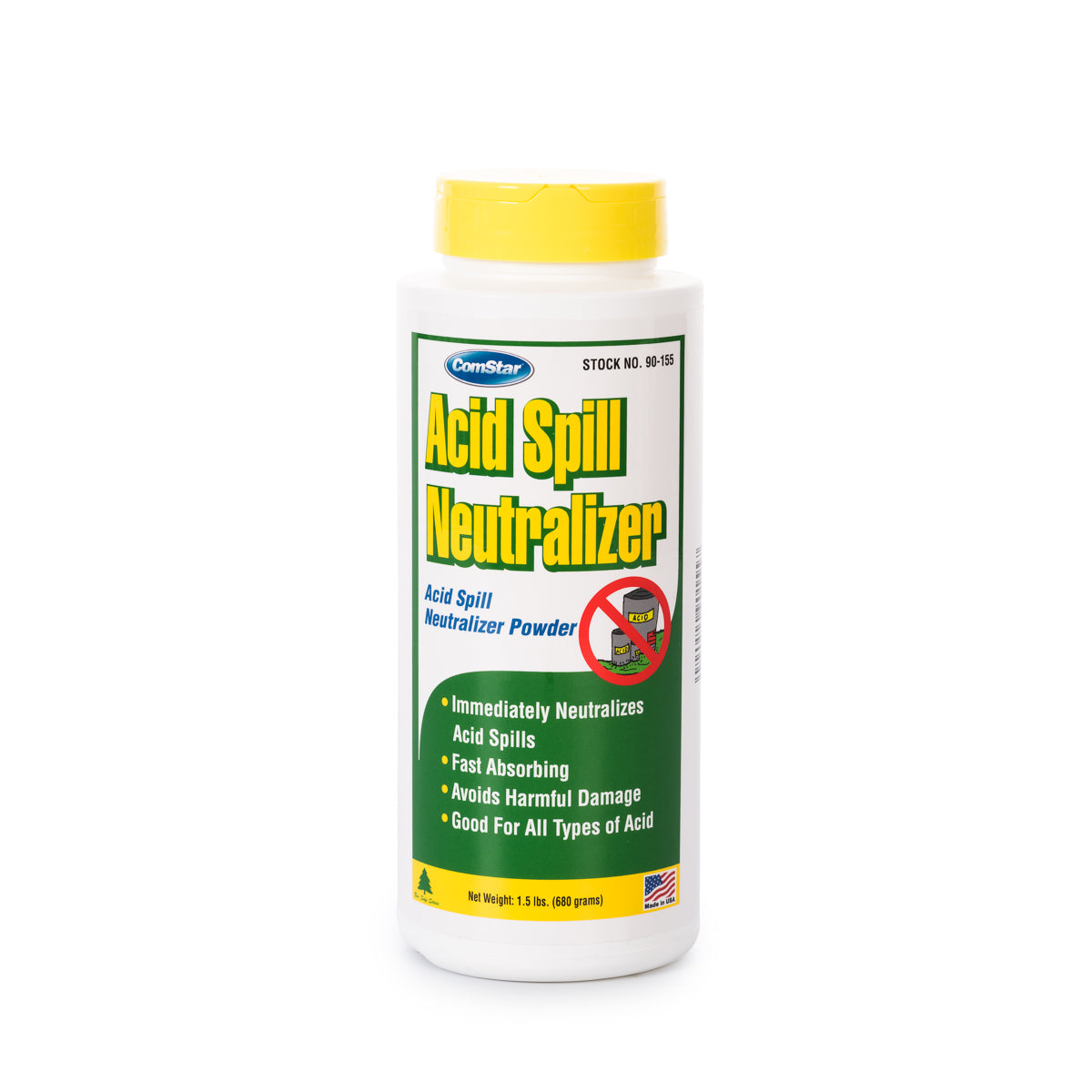 Acid Spill Neutralizer Powder, 1.5 Pounds