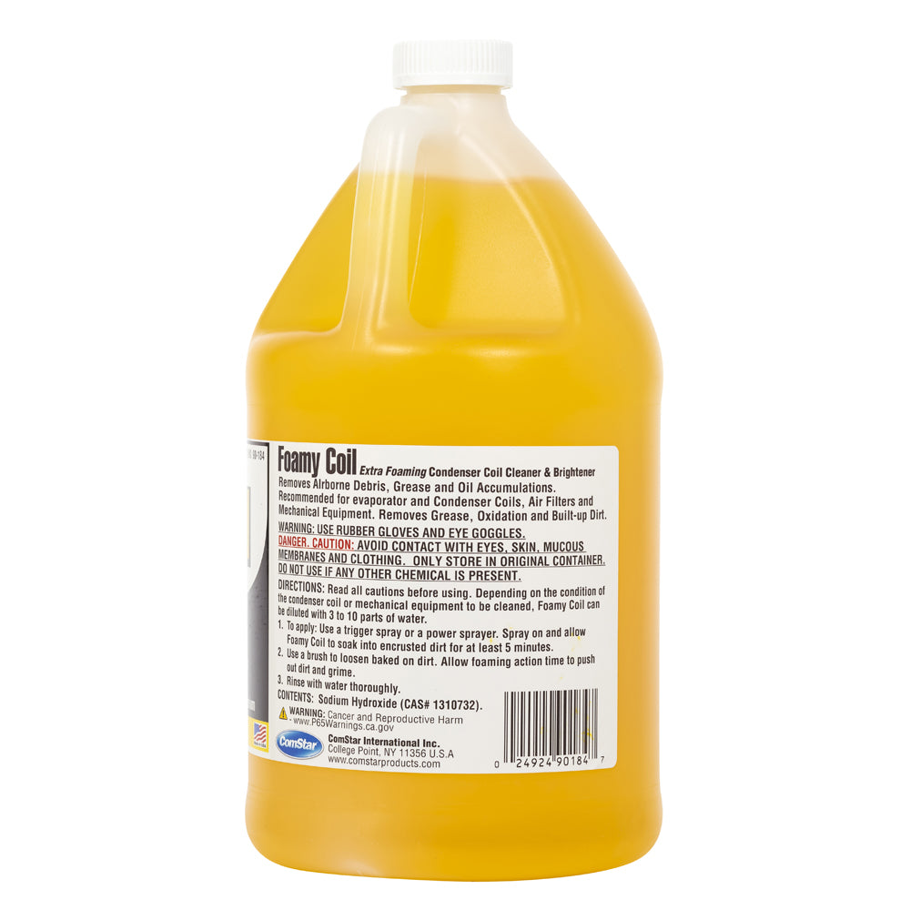 Foamy Coil, Ultra High Foaming Condenser Coil Cleaner & Brightener, 1 Gallon