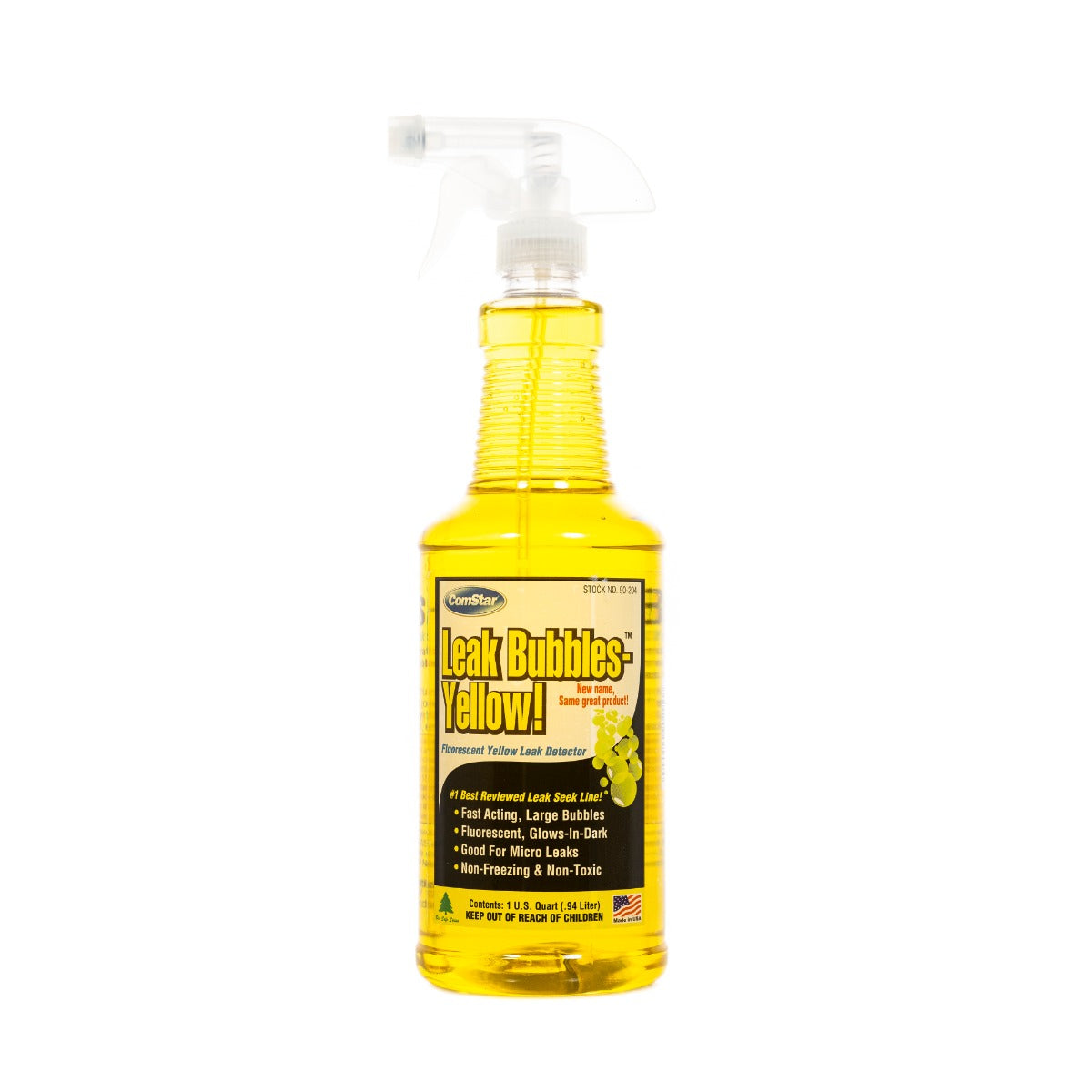 Leak Bubbles-Yellow, Fluorescent Fast Acting GAS Leak Detector