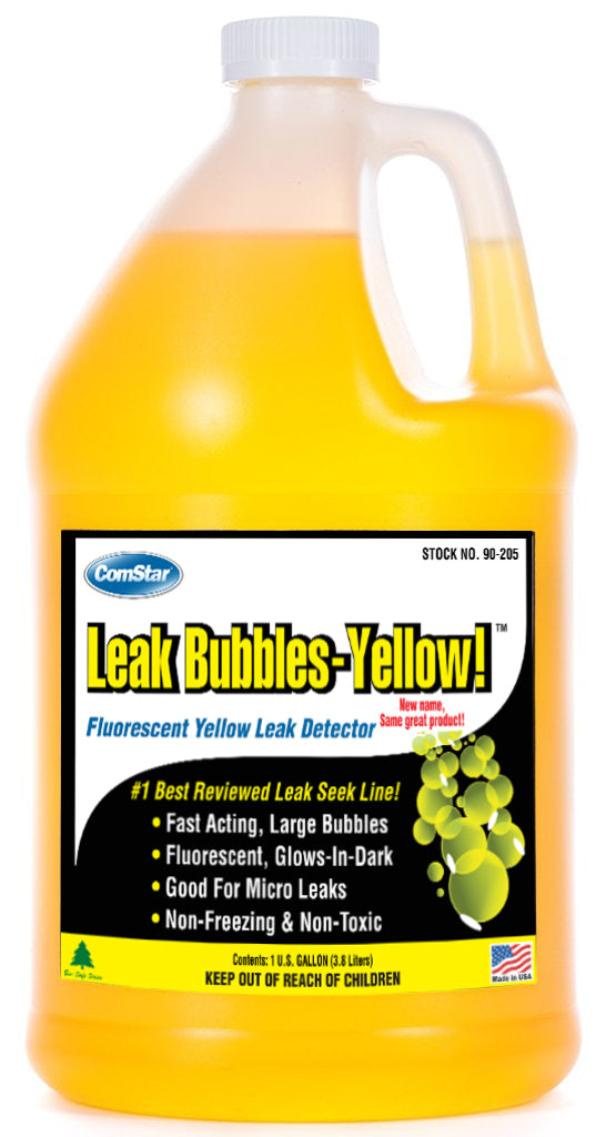 Leak Bubbles-Yellow, Fluorescent Fast Acting GAS Leak Detector