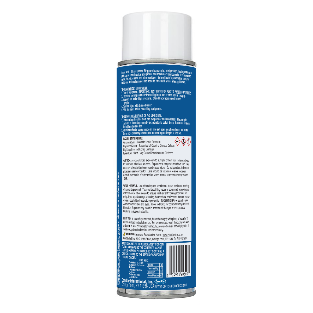 Grime Buster, Dirt & Grease Stripper, 16 Ounce Aerosol
