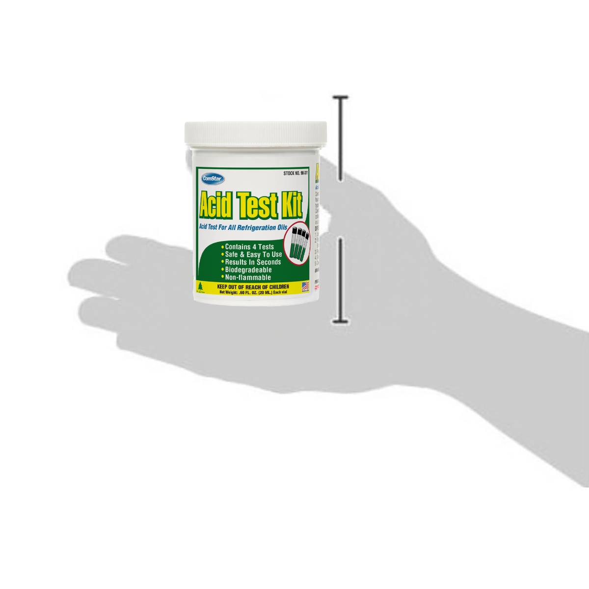 Acid Test Kit, For Refrigeration Oils, Pack of 4