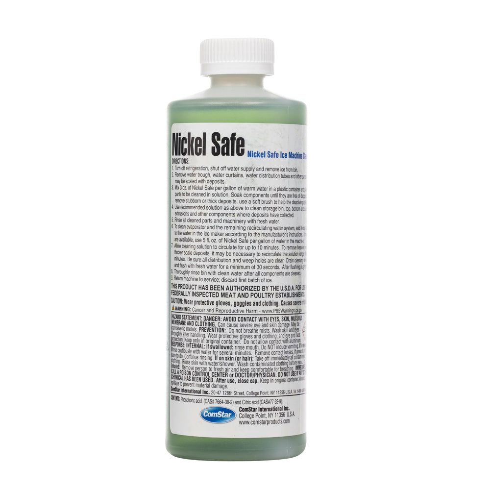 Nickel Safe, Ice Machine Cleaner