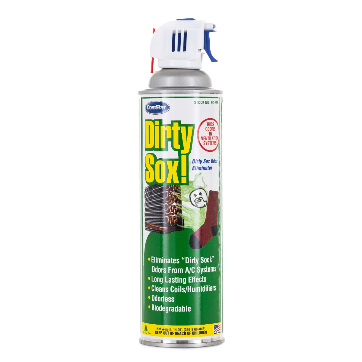Dirty Sox, Small A/C System Odor Neutralizer & Cleaner