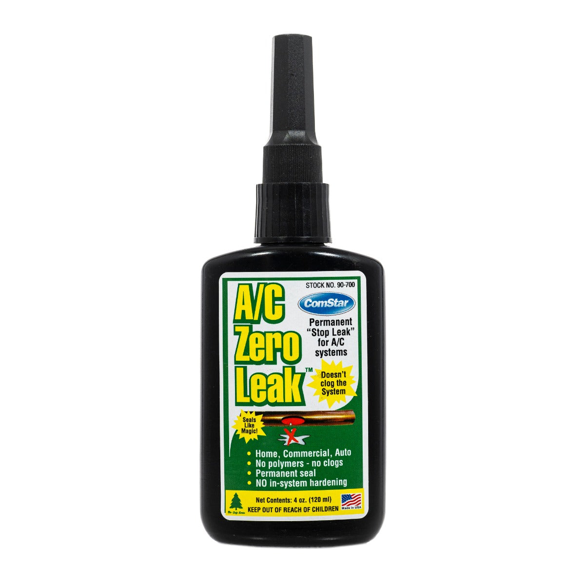 A/C Zero Leak, Permanent "Stop Leak" for A/C Systems