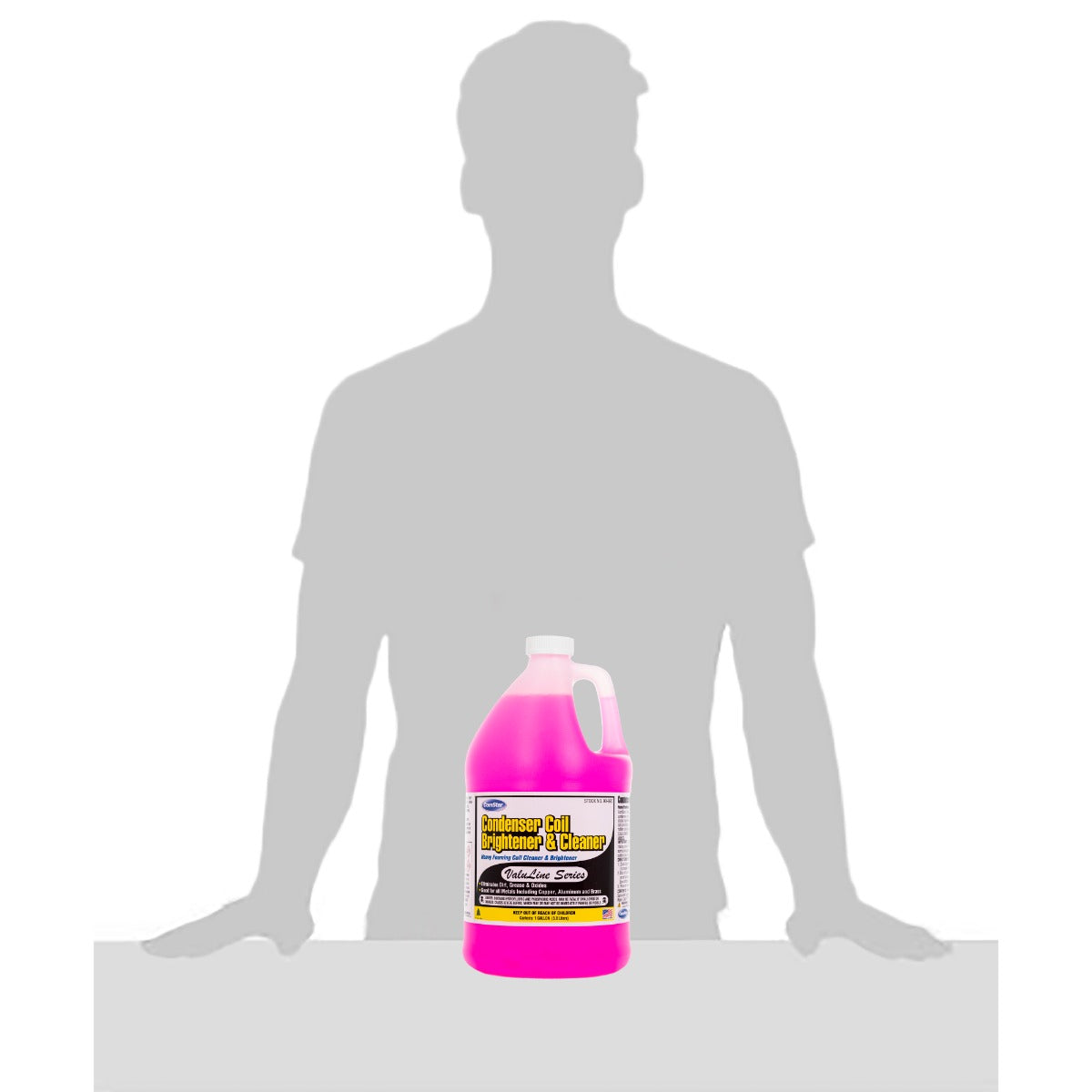 Valuline Heavy Duty Condenser Coil Brightener & Cleaner, 1 Gallon