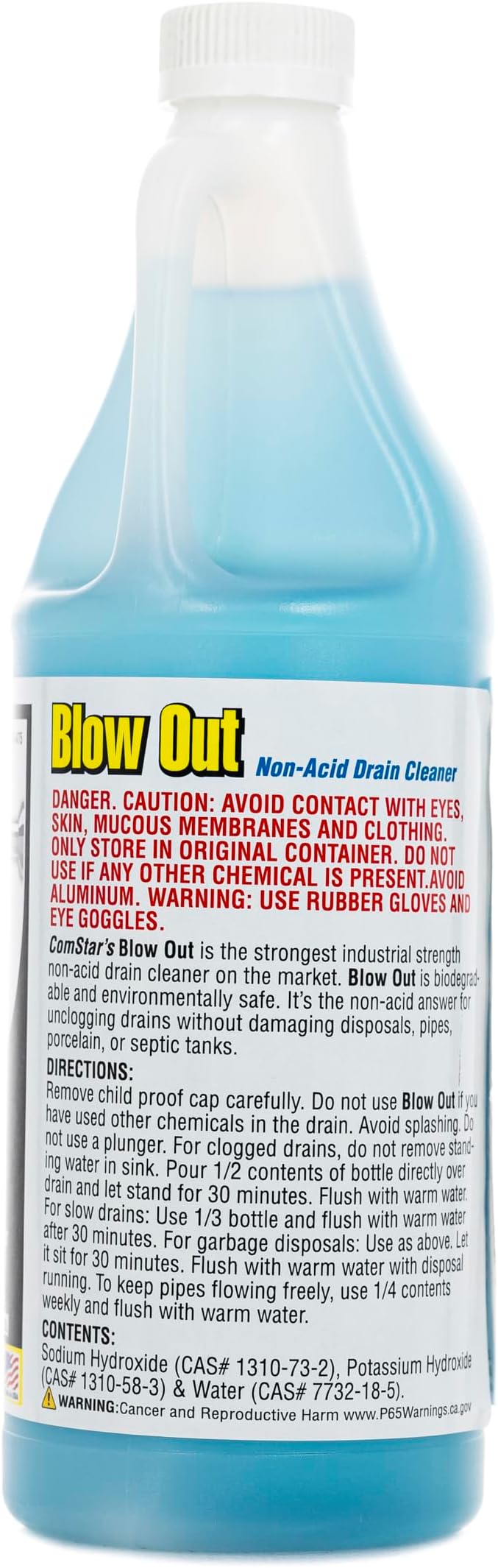 Blow Out, Non-Acid Drain Cleaner