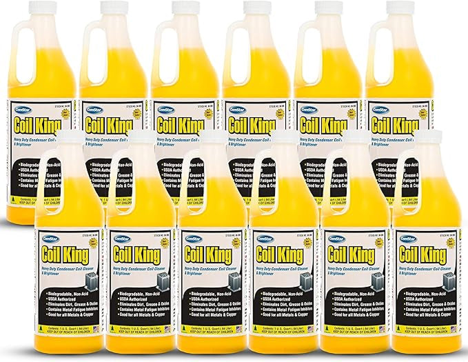 Coil King, Alkaline Foaming Condenser Coil Cleaner & Brightener