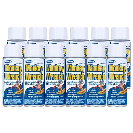 Monkey Wrench, Industrial Penetrant Nut Buster, 12 Ounce Aerosol