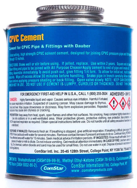 CPVC Cement, (Yellow)