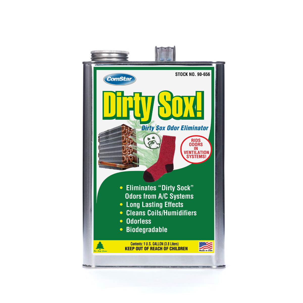 Dirty Sox, Small A/C System Odor Neutralizer & Cleaner