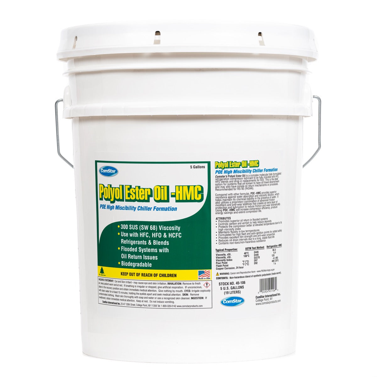 Polyol Ester Oil - HMC, POE High Miscibility Chiller Formation
