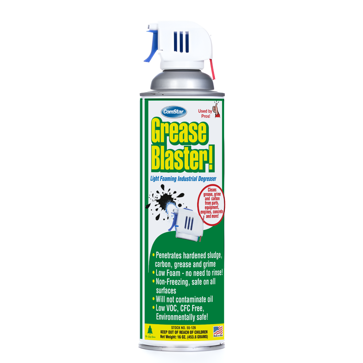 Grease Blaster Heavy Duty, Light Foaming Degreaser