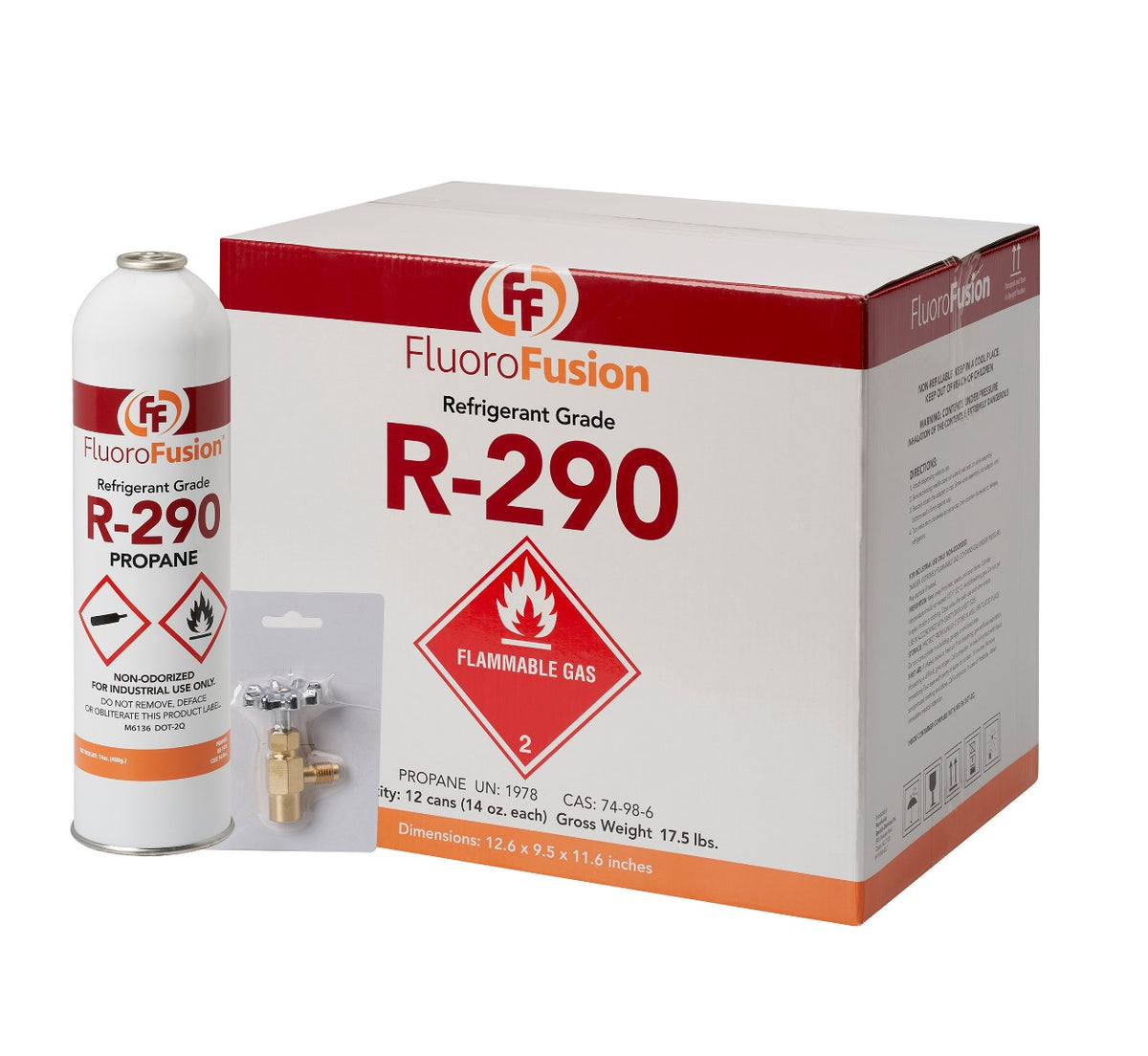 R290a Propane Refrigerant, 14 Ounce Aerosol