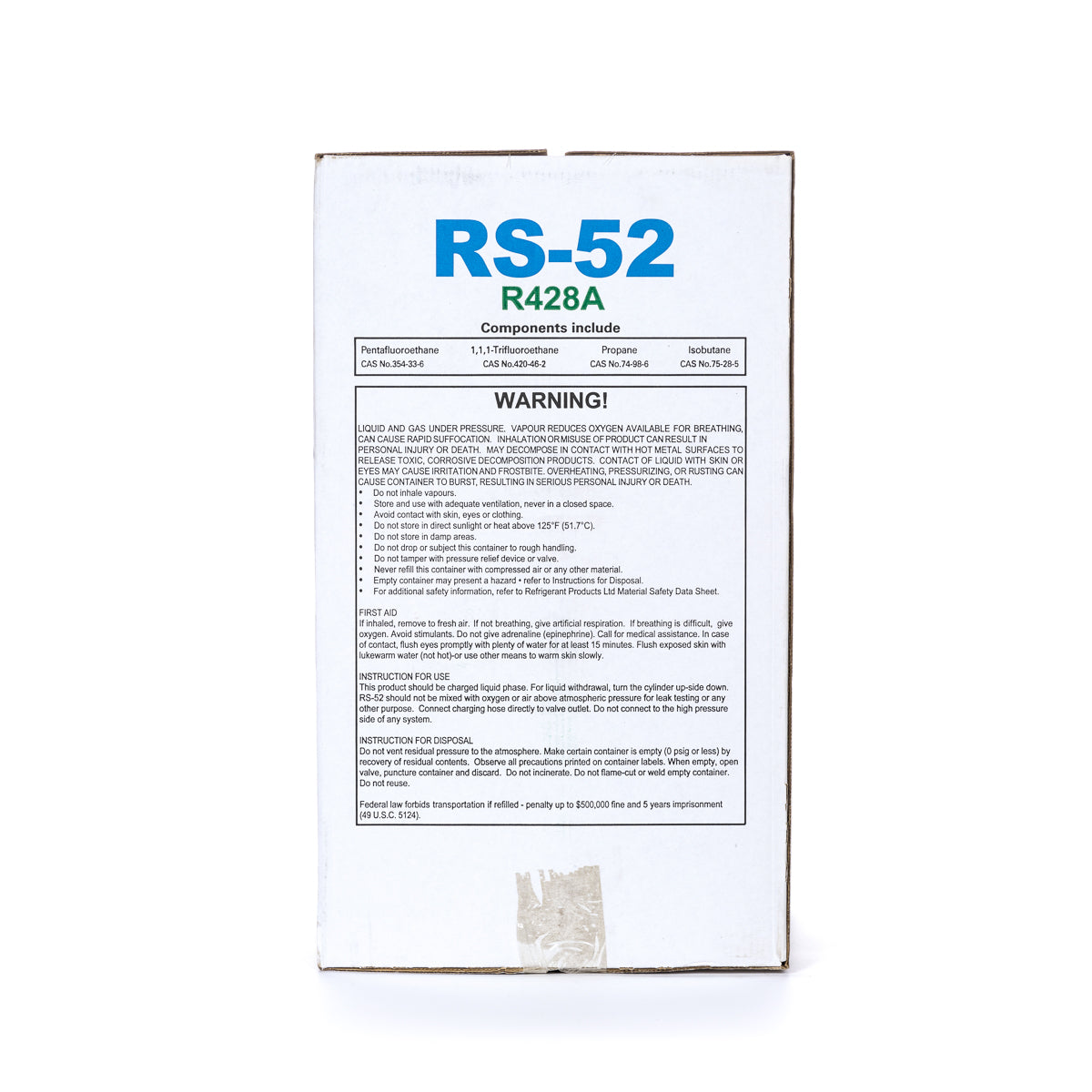 RS-52 Refrigerant, R502 Replacement, 24 Pounds
