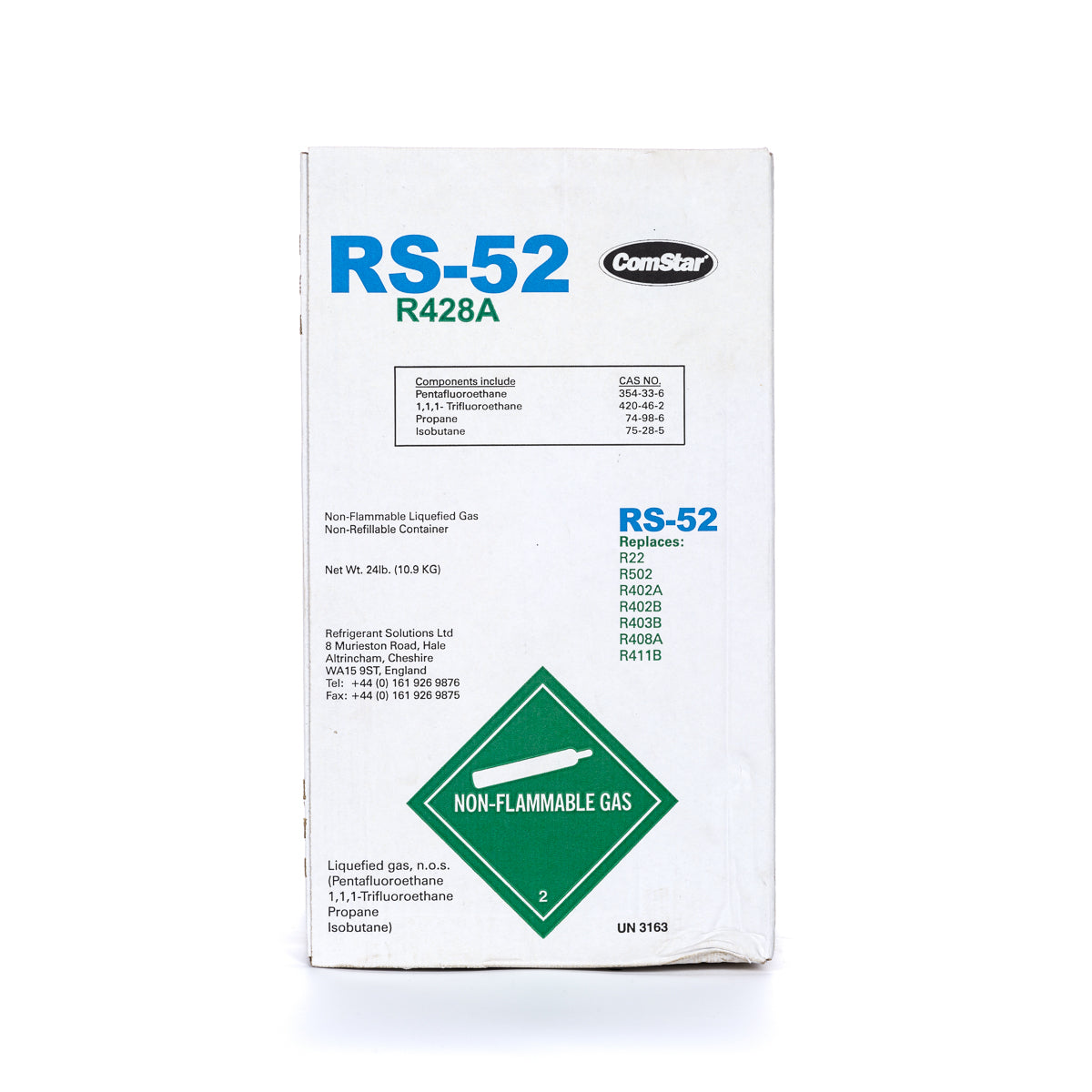 RS-52 Refrigerant, R502 Replacement, 24 Pounds