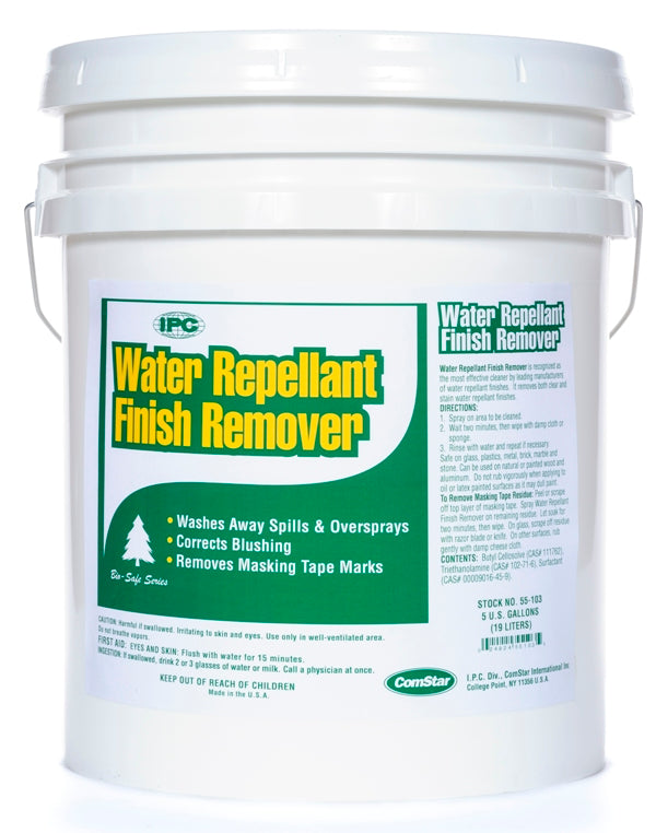 Water Repellant Finish Remover
